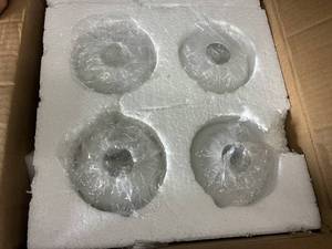 lot 96 image: Glass Wall Sconce - DEYNITE B3216-2BU-J-N-2