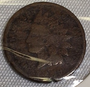 lot 6 image: 1859 Indian Head Small Cent