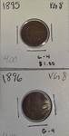 1895 & 1896 Indian Head Small Cents