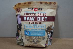 lot 26 image: Boss Dog Freeze Dried Dog Treats - Fish