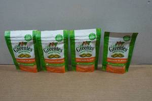 lot 30 image: 4 Feline Greenies Smartbites Treats for Cats - 2.1oz