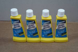 lot 34 image: 4 Carbona Stain Devils Ink, Marker and Crayon Remover