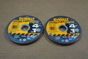 lot 57 image: 2 DeWalt 5-Packs Metal Cut Off Discs