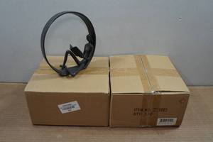 lot 59 image: 2 Danya B. Cast Iron Bookend Sculptures - Encircled Reader