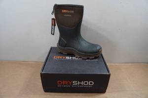 lot 105 image: Dryshod Haymaker Mid Farm-Tuf Work Boots - Womens 8