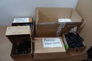 lot 161 image: Assorted Office Power Cords