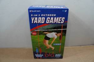 lot 185 image: 3 in 1 Outdoor Yard Games