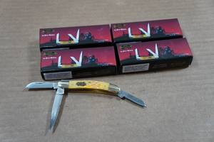 lot 192 image: 4 Frost Cutlery Steel Warrior Three-Blade Folding Knives