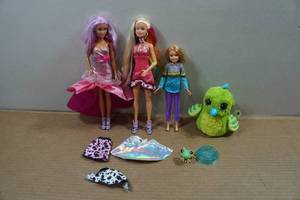 lot 18I image: Barbies and Hatchimal