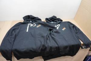 lot 224 image: 2 Lace Up Hoodies - XL