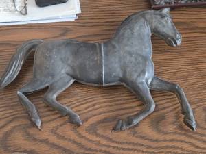 lot 912 image: Vintage Horse theme Aluminum Weather Vane