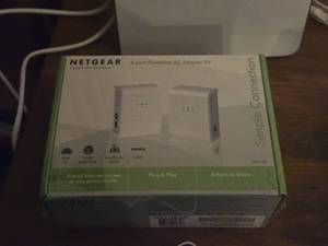lot 1052 image: Netgear� 4 Port Powerline 85 Adapter Kit (in original packaging)