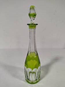 Signed Val Saint Lambert Crystal Decanter w/Stopper