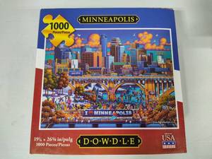 lot 44 image: Dowdle Minneapolis 1000pc Puzzle - Complete