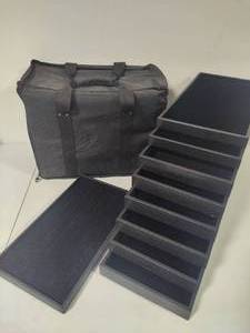 lot 50 image: Jewelry Storage Trays wTravel Carrying Tote