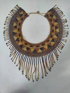 lot 53 image: Incredible Large Beaded Bib Necklace