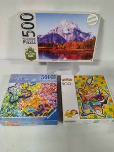 lot 87 image: Three 500pc Puzzles