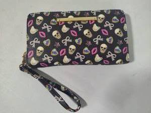 lot 81 image: Betsey Johnson Skull Wristlet New