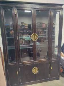 lot 28 image: Asian Inspired China Cabinet
