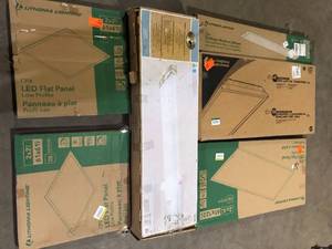 lot 12 image: Lot of Assorted Lighting  Various Models and Conditions  Customer Returns See Pictures