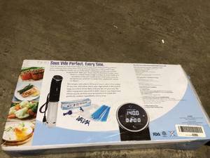 lot 19 image: Sous Vide Immersion circulator precision cooker customer return see pictures