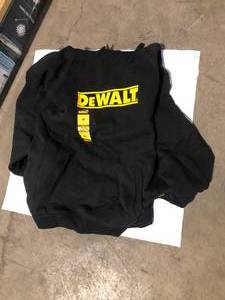 lot 51 image: Dewalt Hoodie Size Medium  Customer Returns See Pictures