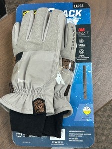 lot 47 image: Mechanix Wear 2 Pack Insulated Durahide Cold Work Winter Gloves - MSRP $30