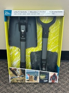 lot 61 image: 2 Pack Utility Shovel - MSRP $29.99