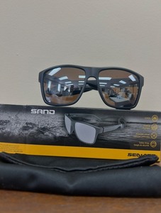 lot 75 image: NEW - Sea-Doo Lagoon Floating Sunglasses - Silver - MSRP $59.99