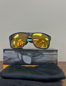lot 77 image: NEW - Sea-Doo Lagoon Floating Sunglasses - Orange - MSRP $59.99