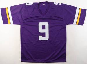 lot 14 image: J.J. McCarthy Signed Jersey (Beckett)