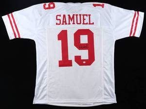 lot 23 image: Deebo Samuel Signed Jersey (PSA)