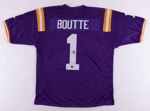 lot 24 image: Kayshon Boutte Signed Jersey (Beckett Hologram)