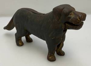 lot 109 image: Vintage Heavy Cast Iron Dog Nutcracker 5 x 11