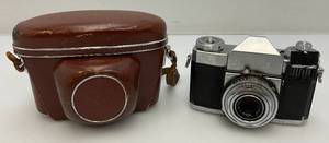 lot 115 image: Vintage Zeiss Ikon Contaflex Camera With Leather Case
