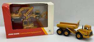 lot 139 image: Misc. Miniature Die-Cast Construction Vehicles Including John Deere And Cat (One New Old Stock)