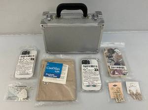 lot 142 image: Misc. Jewelry, Phone Cases And Makeup Case (Most New)