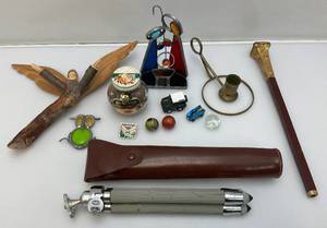 lot 149 image: Misc. Vintage Items Including Marbles Steel Ball Bearings And More