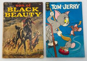 lot 150 image: 10 Cent 1954 Dell  Son Of Black Beauty Comic