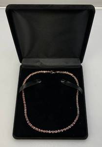 lot 153 image: Milor Rosetone Marked Milor  925 Italy Necklace 18 With Case 19.08 Grams