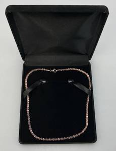 lot 158 image: Milor Rosetone Marked Milor  925 Italy Necklace 20 With Case 23.80 Grams