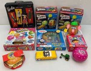 lot 177 image: Misc. Kids Toys Including 1961 Barbie Case And More