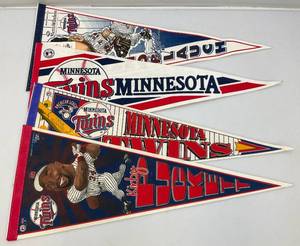 lot 198 image: Vintage Misc. Minnesota Twins Pennants