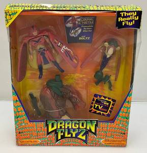 lot 219 image: 1996 Galoob Dragon Flyz Action Figures (New Old Stock)