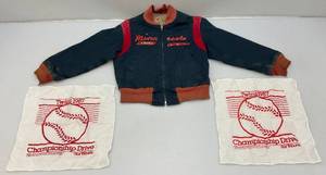 lot 220 image: Vintage Gordon & Ferguson Co. Minnesota Twins Kids Jacket (Needs Cleaning)