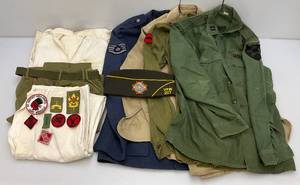 lot 221 image: Misc. Military Clothes And Patches