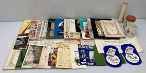 lot 230 image: Very Old Collectible Paper Items And More