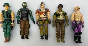lot 245 image: 1980s GI Joes Including Alpine, Beahhead, Dr. Mindbender, Musket And Zanzibar