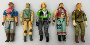 lot 246 image: 1980s GI Joes Including Airborne, Duke, Monkeywrench, Psyche-Out And Zandar