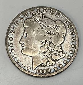 1889 O Morgan Silver Dollar In Protective Case